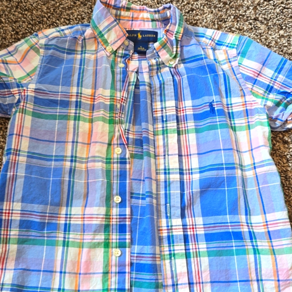 Ralph Lauren Button Down Multi Color Size 5